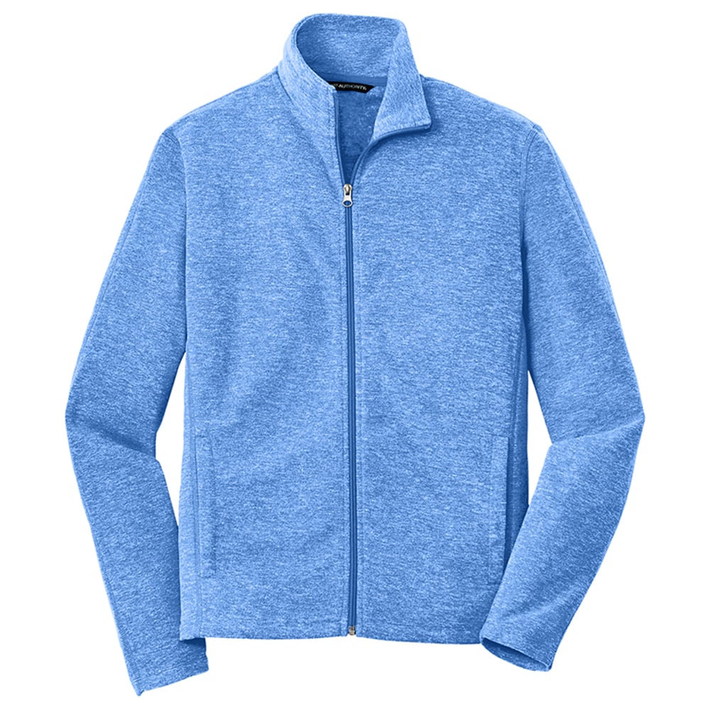 Port Authority F235 Lightweight Heather Microfleece Full Zip Jacket - Gorvex.com