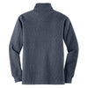 Port Authority F295 Slub Fleece 1/4 Zip Pullover with Rib Knit Cuffs - Gorvex.com