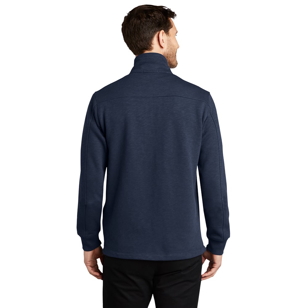 Port Authority F295 Slub Fleece 1/4 Zip Pullover with Rib Knit Cuffs - Gorvex.com