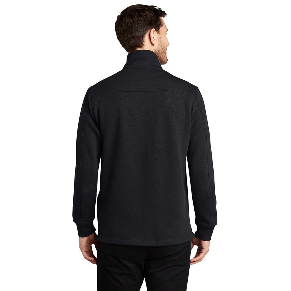 Port Authority F295 Slub Fleece 1/4 Zip Pullover with Rib Knit Cuffs - Gorvex.com