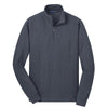 Port Authority F295 Slub Fleece 1/4 Zip Pullover with Rib Knit Cuffs - Gorvex.com