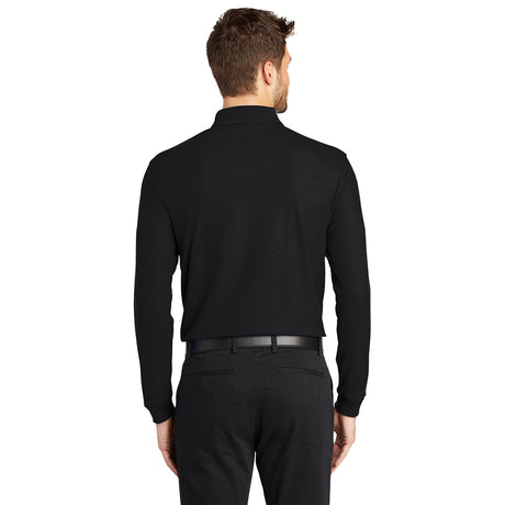 Port Authority K100LS Core Classic Long Sleeve Pique Polo - Gorvex.com