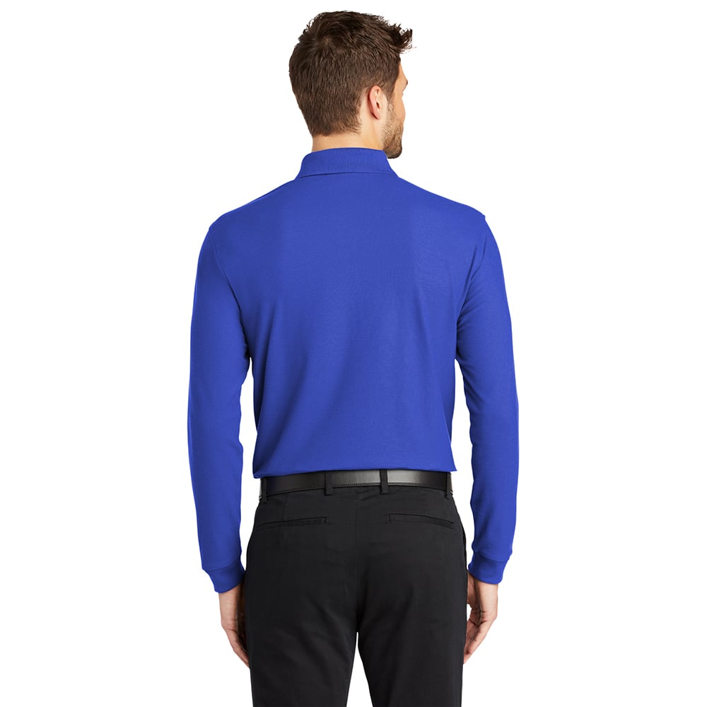 Port Authority K100LS Core Classic Long Sleeve Pique Polo - Gorvex.com