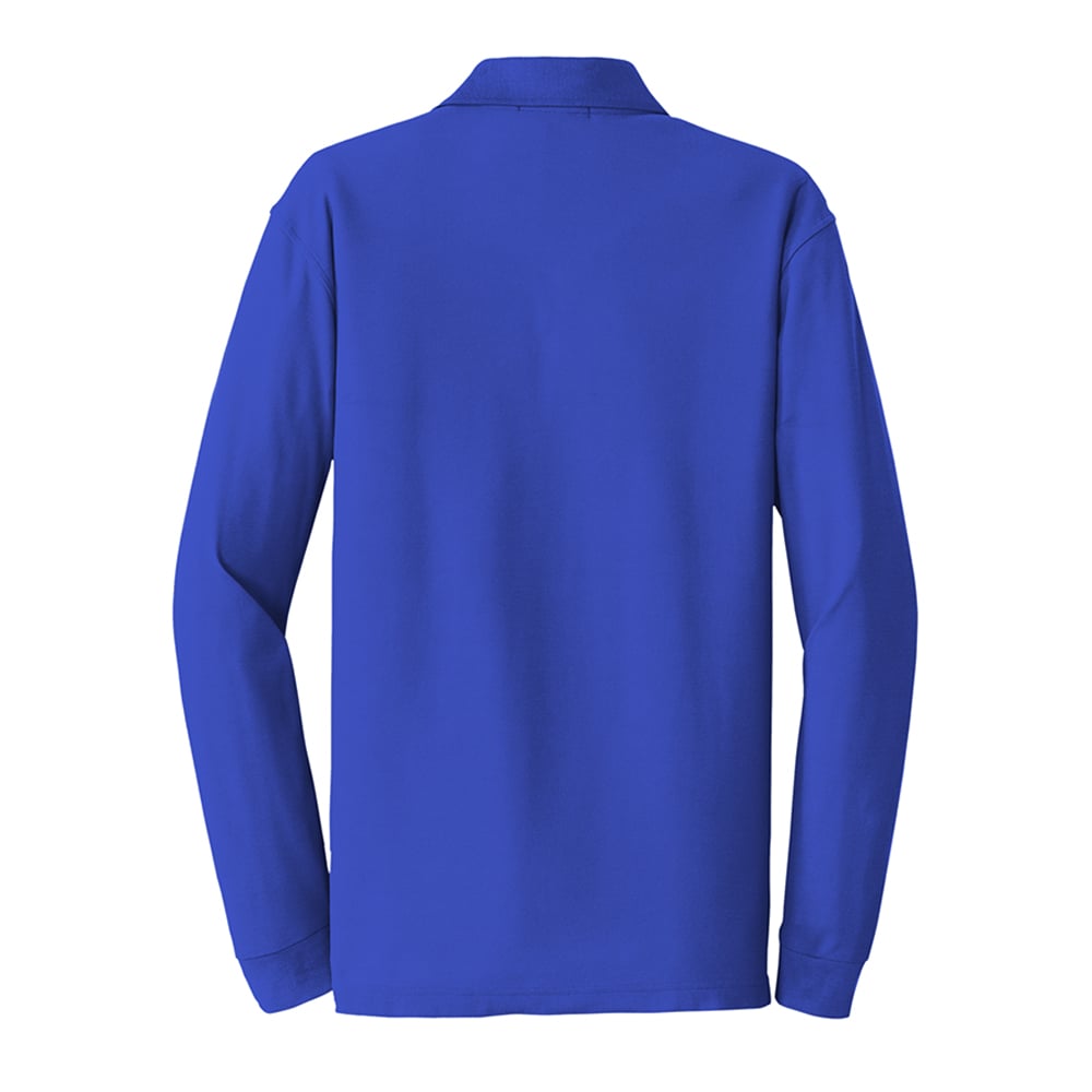 Port Authority K100LS Core Classic Long Sleeve Pique Polo - Gorvex.com