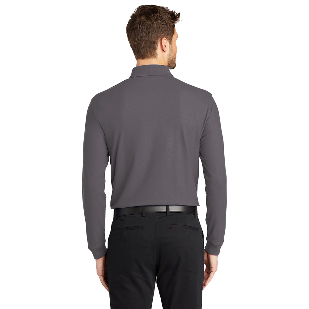 Port Authority K100LS Core Classic Long Sleeve Pique Polo - Gorvex.com