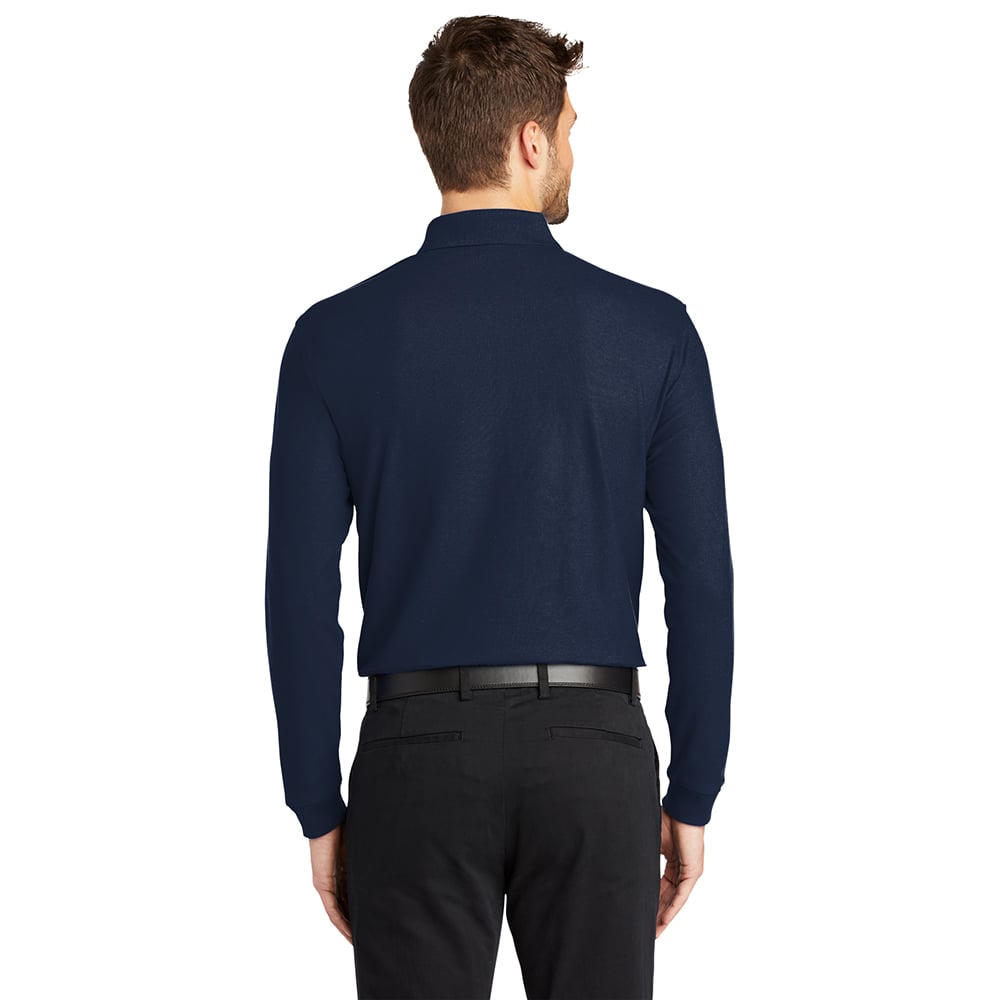 Port Authority K100LS Core Classic Long Sleeve Pique Polo - Gorvex.com