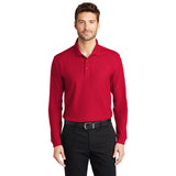 Port Authority K100LS Core Classic Long Sleeve Pique Polo - Gorvex.com