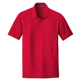 Port Authority K100P Core Classic Pique Polo Shirt with Pocket - Gorvex.com