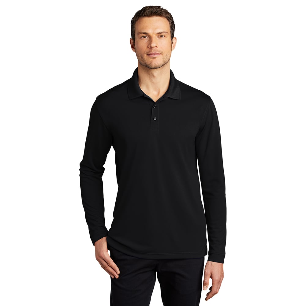 Port Authority K110LS Dry Zone UV Micro - Mesh Long Sleeve Polo - Gorvex.com