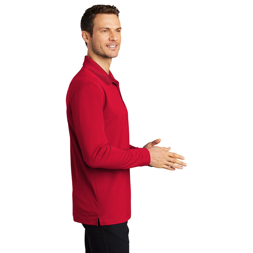 Port Authority K110LS Dry Zone UV Micro - Mesh Long Sleeve Polo - Gorvex.com