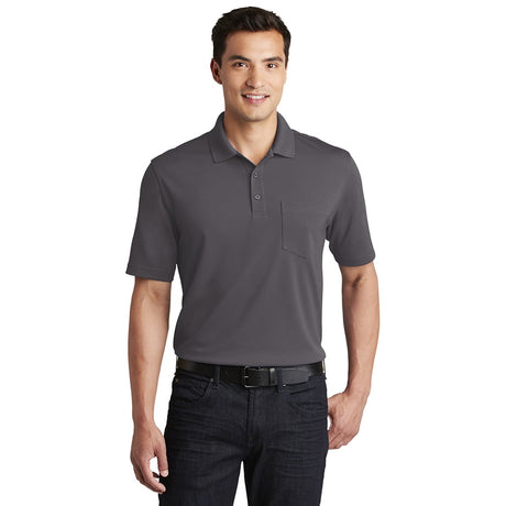 Port Authority K110P Dry Zone UV Micro - Mesh Polo Shirt with Pocket - Gorvex.com