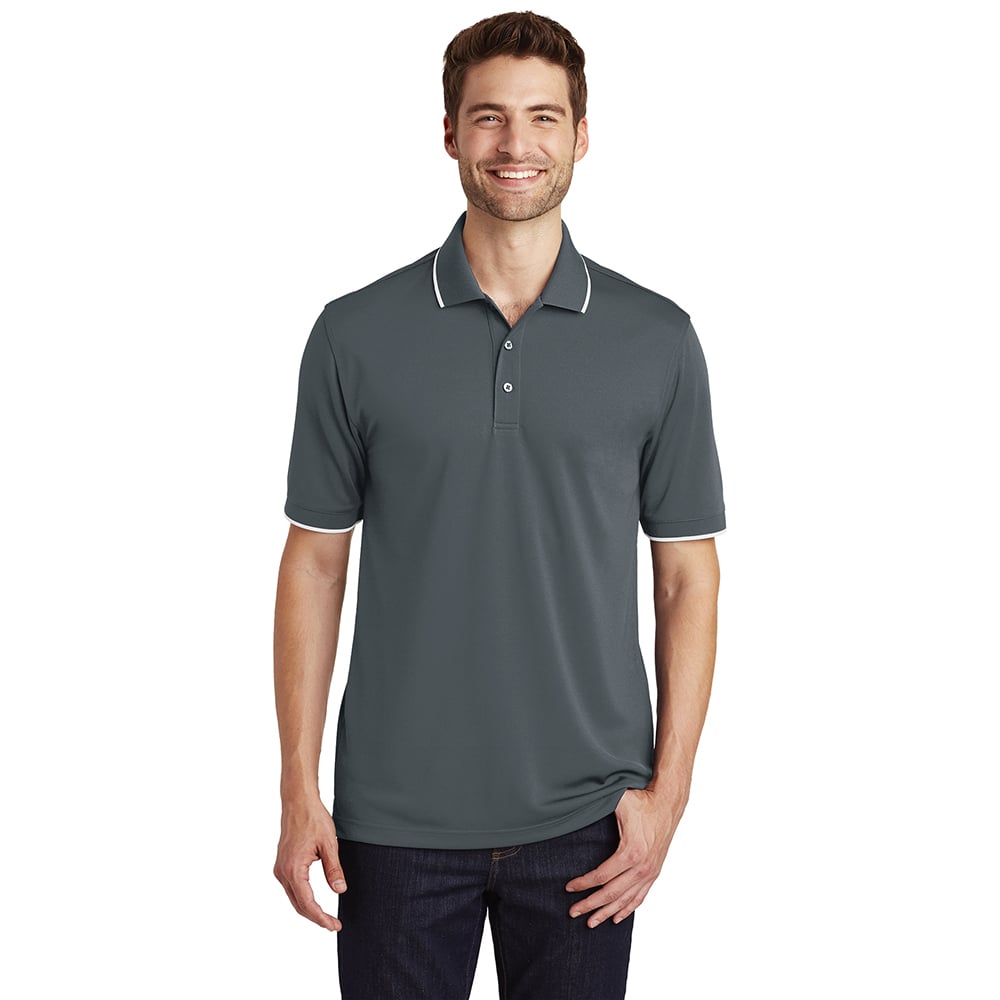 Port Authority K111 Dry Zone UV Micro - Mesh Polo with Tipped Collar - Gorvex.com