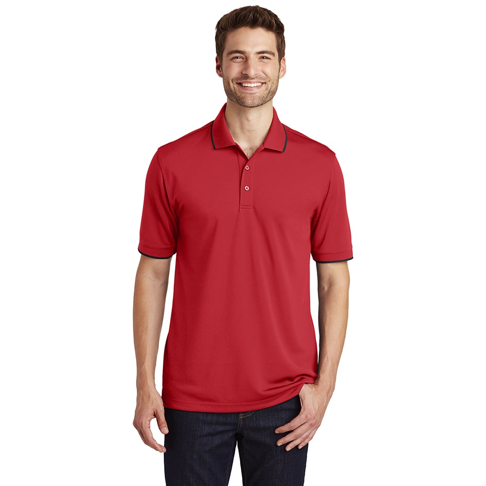 Port Authority K111 Dry Zone UV Micro - Mesh Polo with Tipped Collar - Gorvex.com