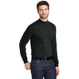 Port Authority K321 Interlock Knit Mock Turtleneck T-Shirt - Gorvex.com