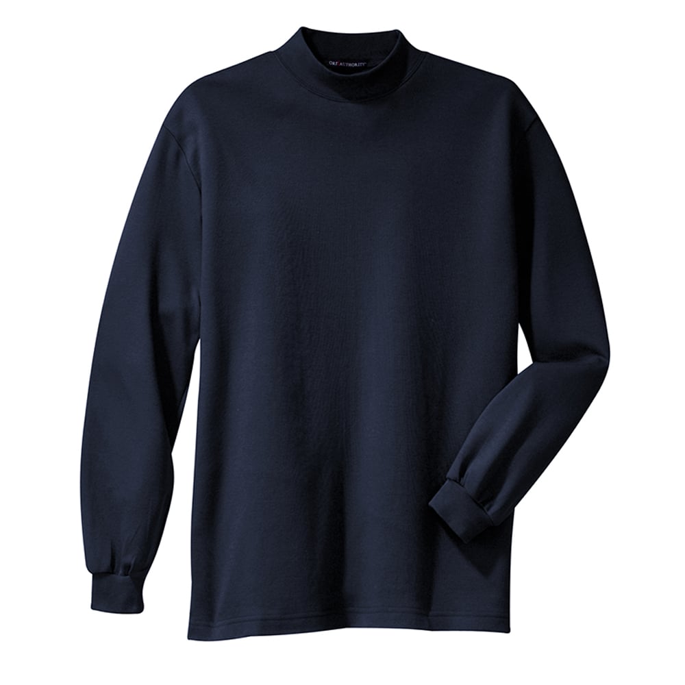 Port Authority K321 Interlock Knit Mock Turtleneck T-Shirt - Gorvex.com