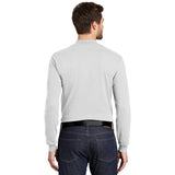 Port Authority K321 Interlock Knit Mock Turtleneck T-Shirt - Gorvex.com