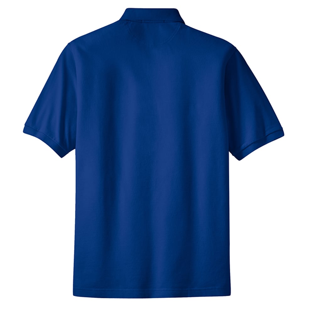 Port Authority K420P Heavyweight Cotton Pique Polo Shirt with Pocket - Gorvex.com