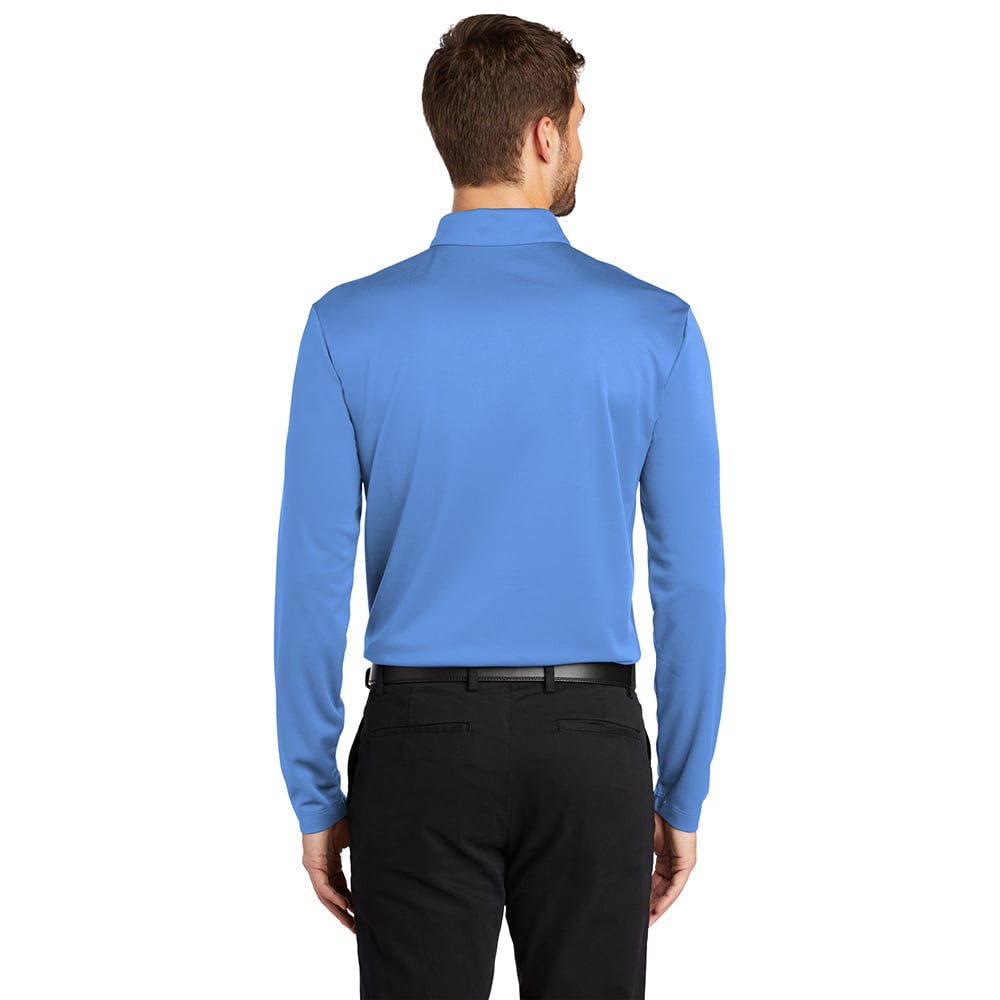 Port Authority K540LS Silk Touch Long Sleeve Performance Polo Shirt - Gorvex.com