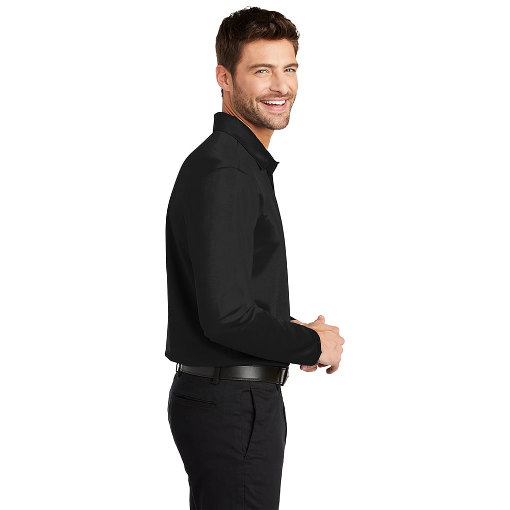 Port Authority K540LS Silk Touch Long Sleeve Performance Polo Shirt - Gorvex.com