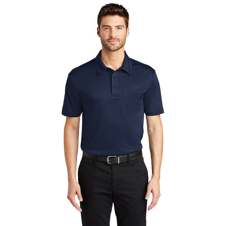 Port Authority K540P Silk Touch Performance Polo Shirt with Pocket - Gorvex.com