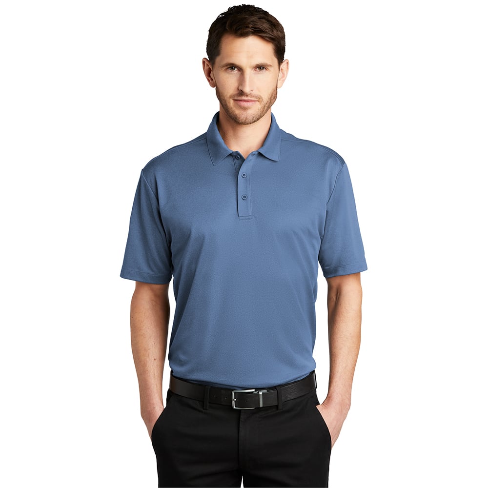 Port Authority K542 Silk Touch Heathered Performance Polo Shirt - Gorvex.com