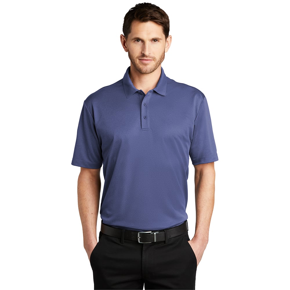 Port Authority K542 Silk Touch Heathered Performance Polo Shirt - Gorvex.com