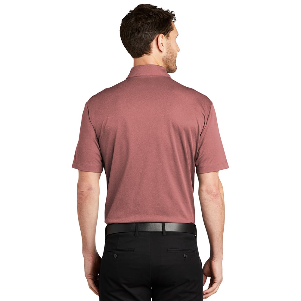 Port Authority K542 Silk Touch Heathered Performance Polo Shirt - Gorvex.com