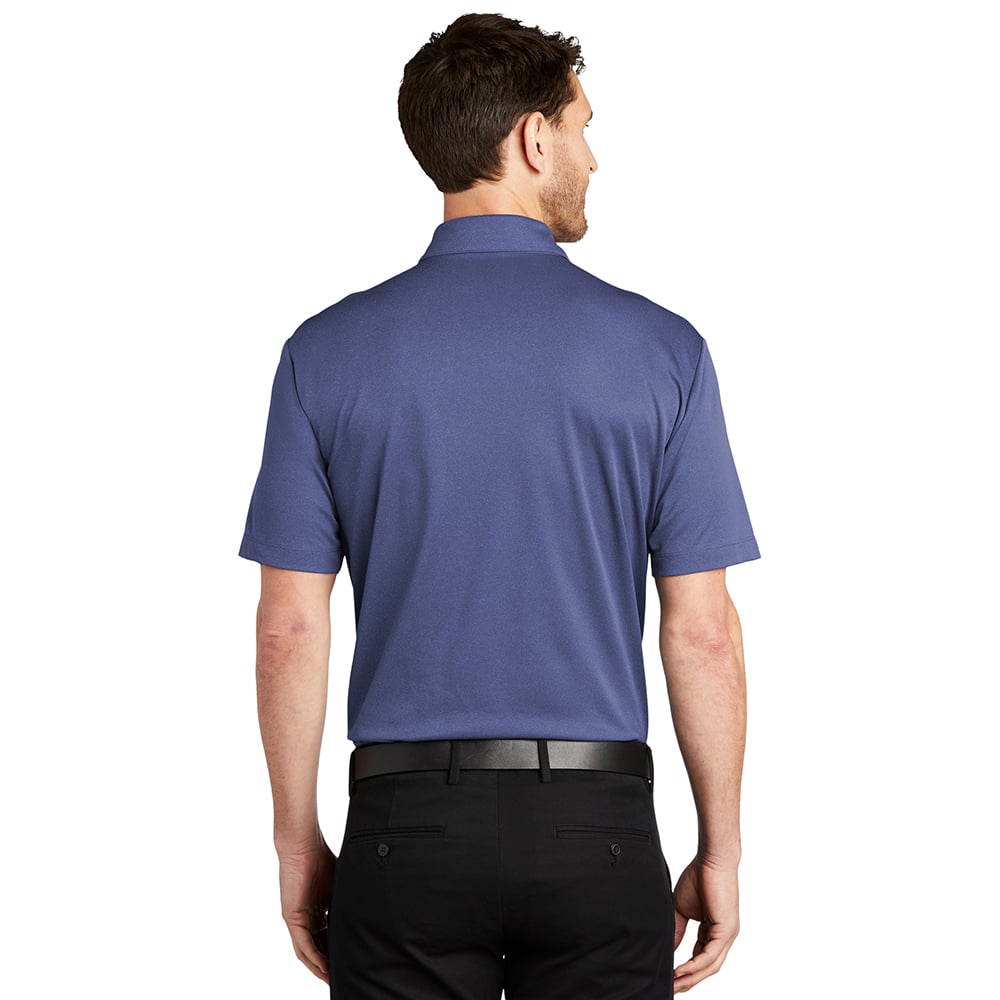 Port Authority K542 Silk Touch Heathered Performance Polo Shirt - Gorvex.com