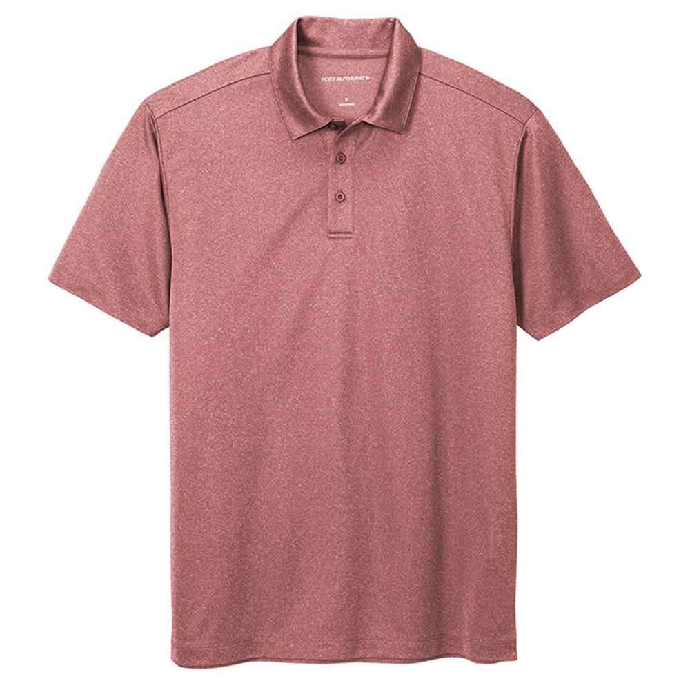 Port Authority K542 Silk Touch Heathered Performance Polo Shirt - Gorvex.com