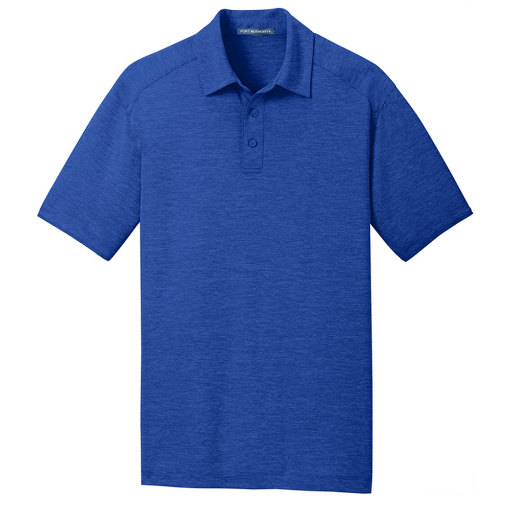 Port Authority K574 Digi Heather Jersey Performance Polo Shirt - Gorvex.com