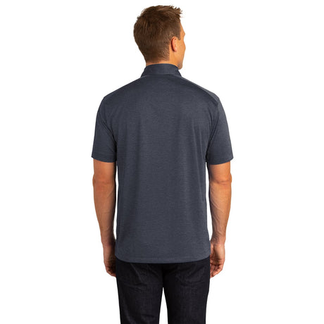 Port Authority K574 Digi Heather Jersey Performance Polo Shirt - Gorvex.com