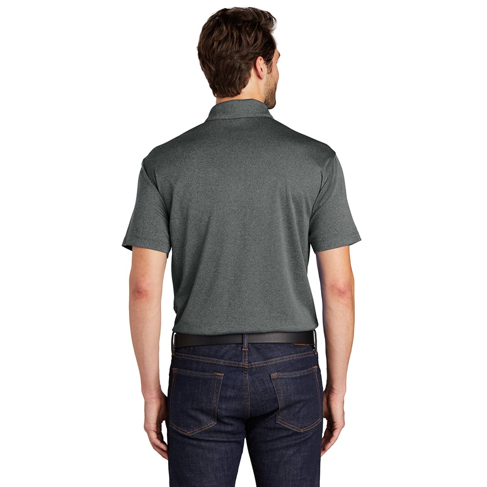 Port Authority K576 Trace Heather Performance Polo Shirt - Gorvex.com