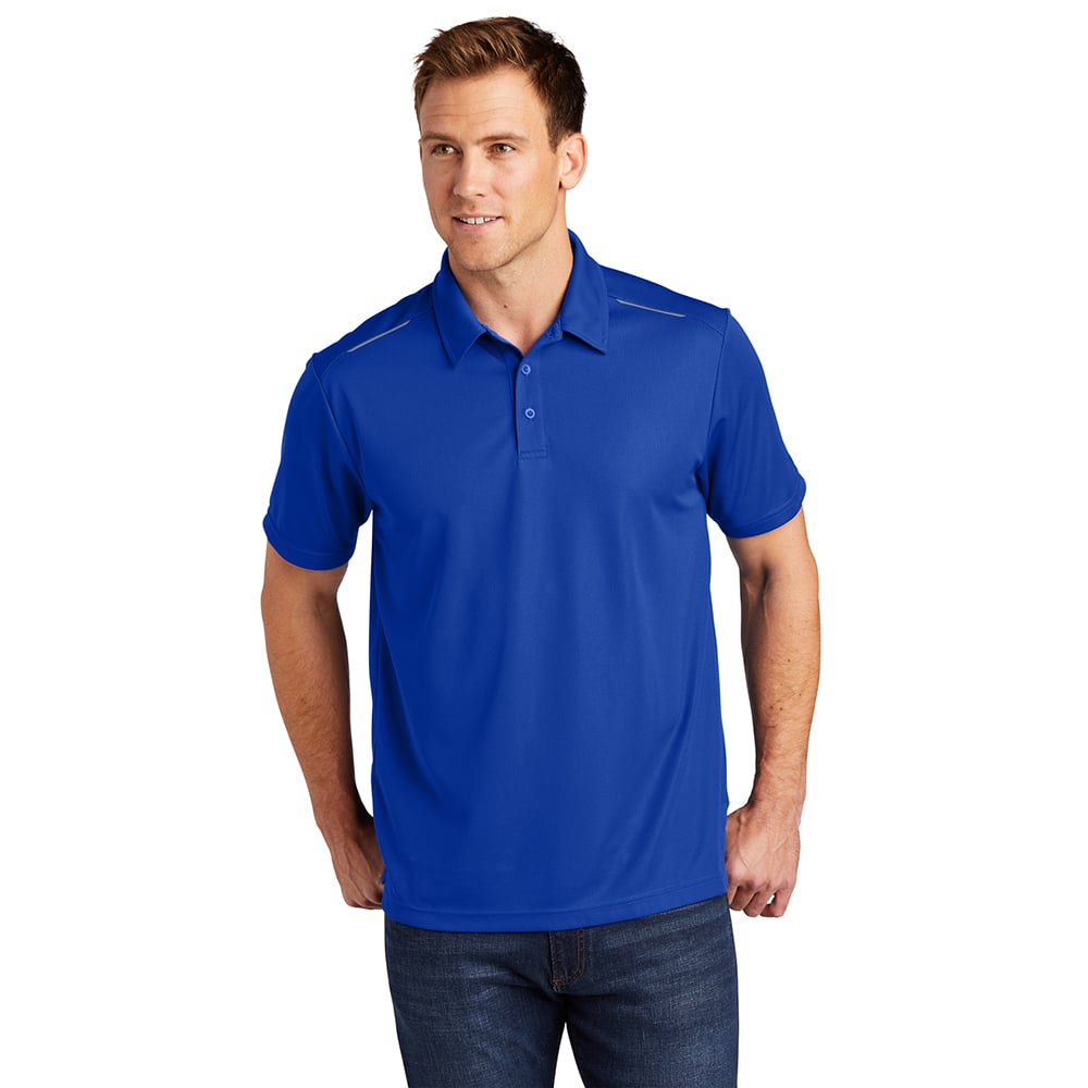 Port Authority K580 Pinpoint Mesh Polo with Reflective Accent - Gorvex.com