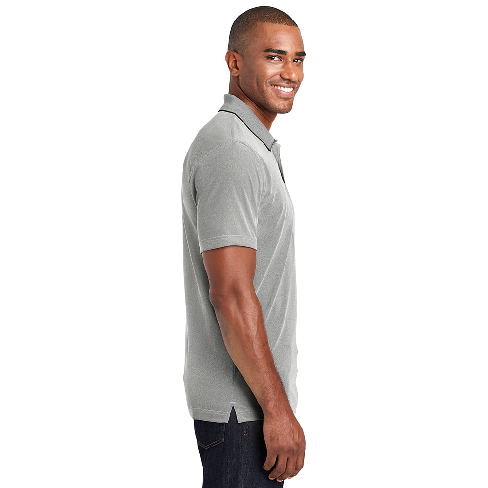 Port Authority K582 Poly Oxford Pique Polo with Tipped Collar - Gorvex.com