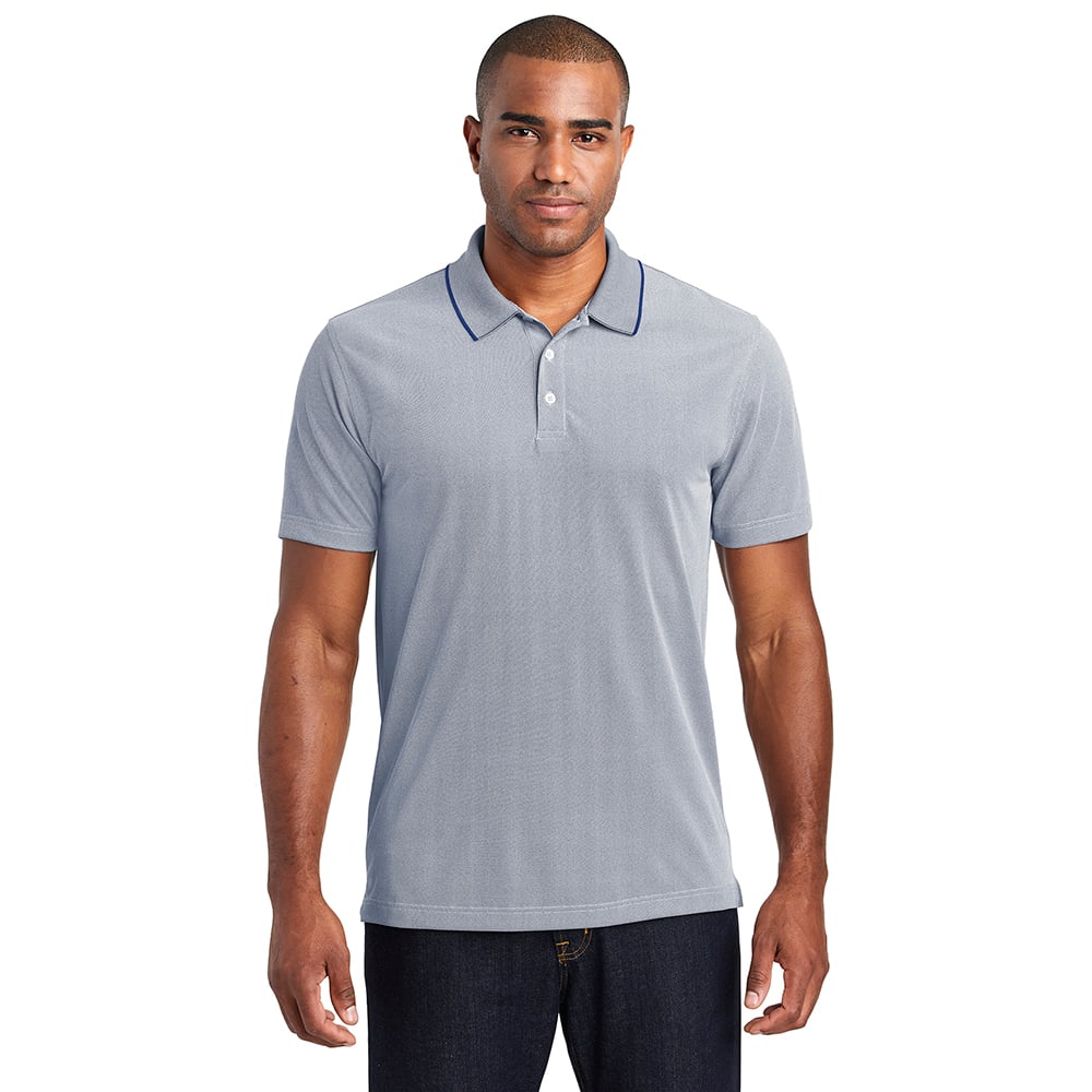 Port Authority K582 Poly Oxford Pique Polo with Tipped Collar - Gorvex.com