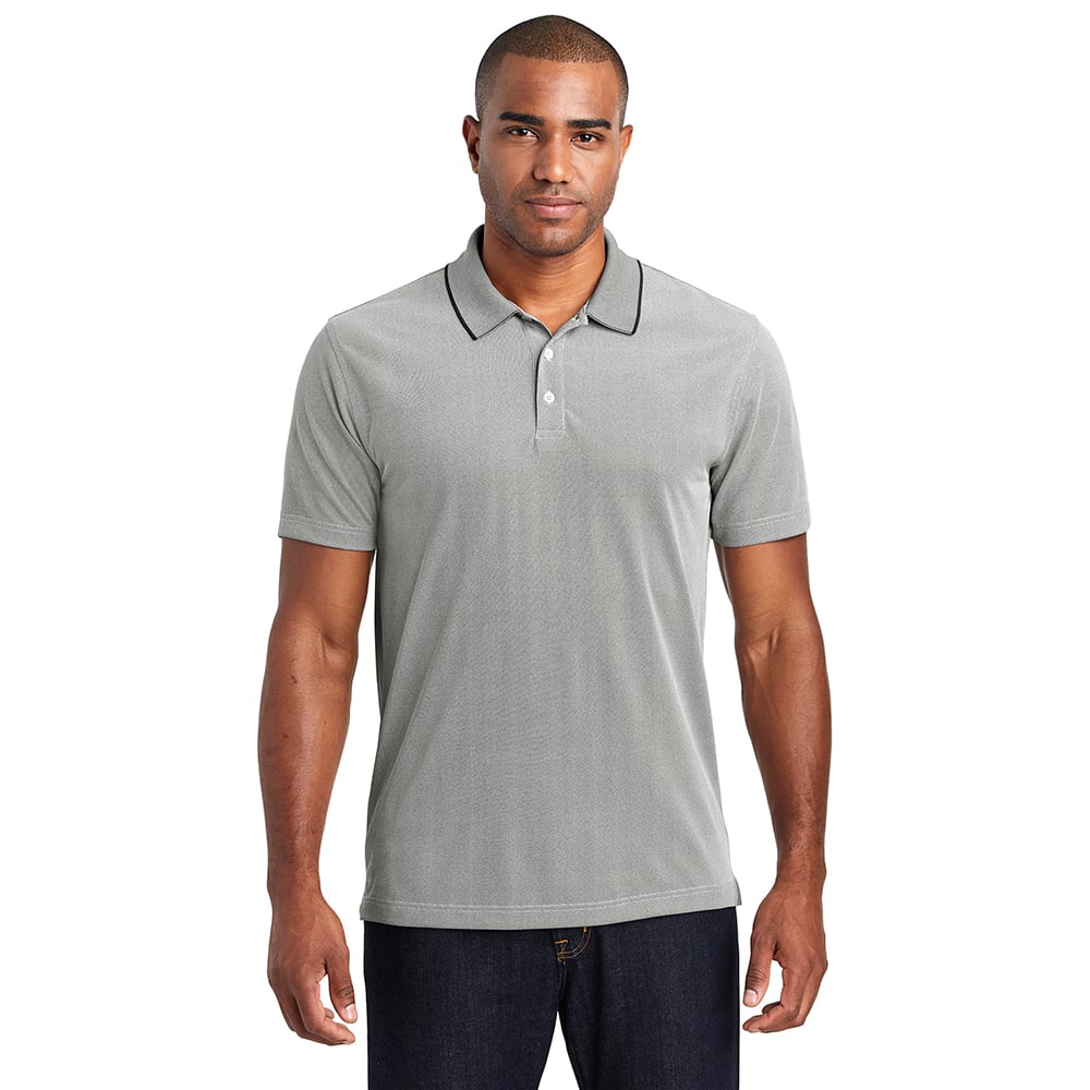 Port Authority K582 Poly Oxford Pique Polo with Tipped Collar - Gorvex.com