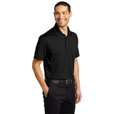 Port Authority K587 Eclipse Stretch Subtle Stripe Short Sleeve Polo - Gorvex.com