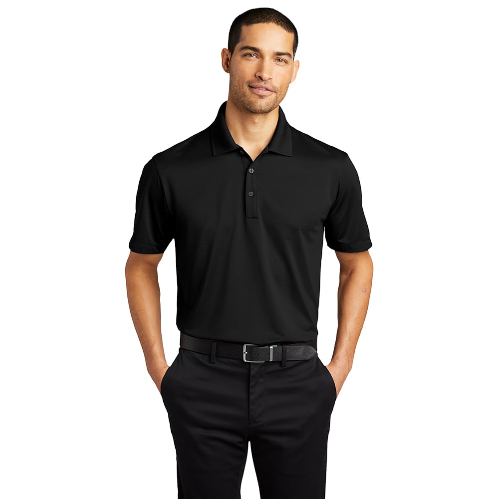 Port Authority K587 Eclipse Stretch Subtle Stripe Short Sleeve Polo - Gorvex.com