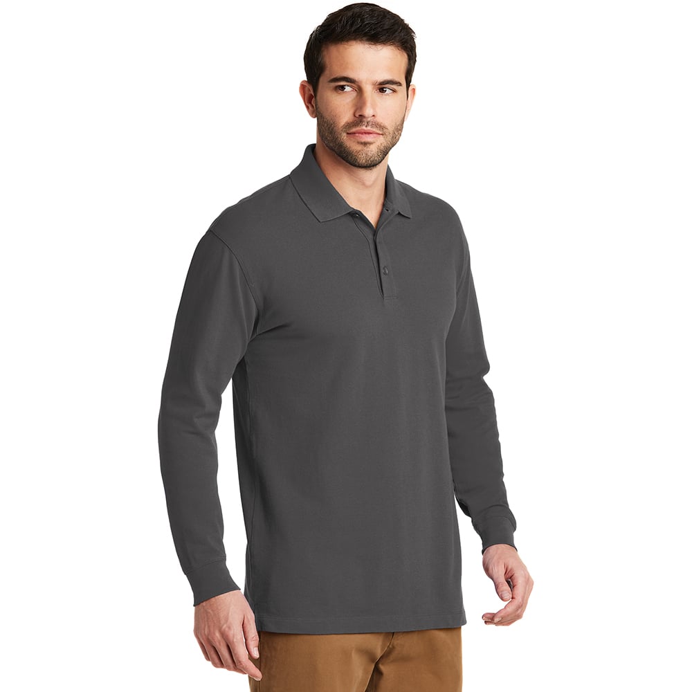 Port Authority K8000LS EZCotton Long Sleeve Polo - Gorvex.com