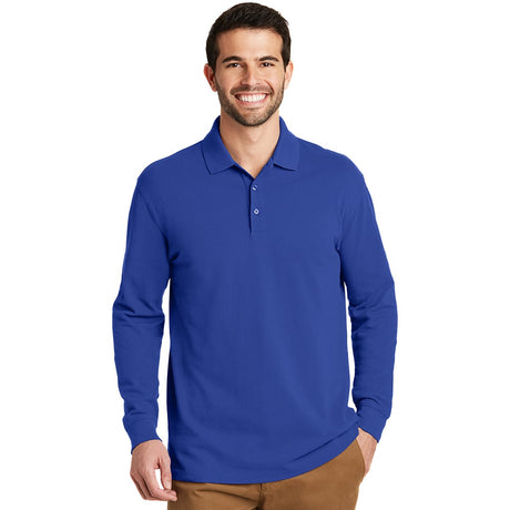 Port Authority K8000LS EZCotton Long Sleeve Polo - Gorvex.com