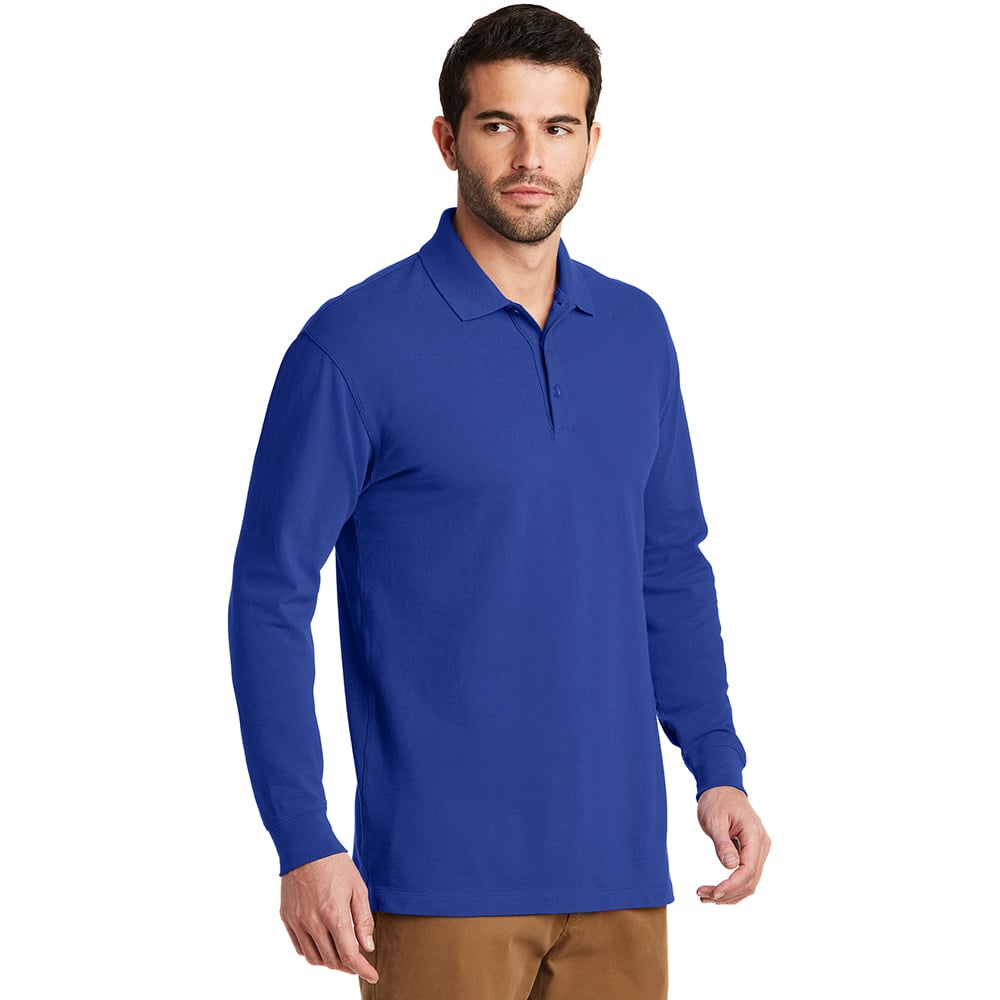 Port Authority K8000LS EZCotton Long Sleeve Polo - Gorvex.com