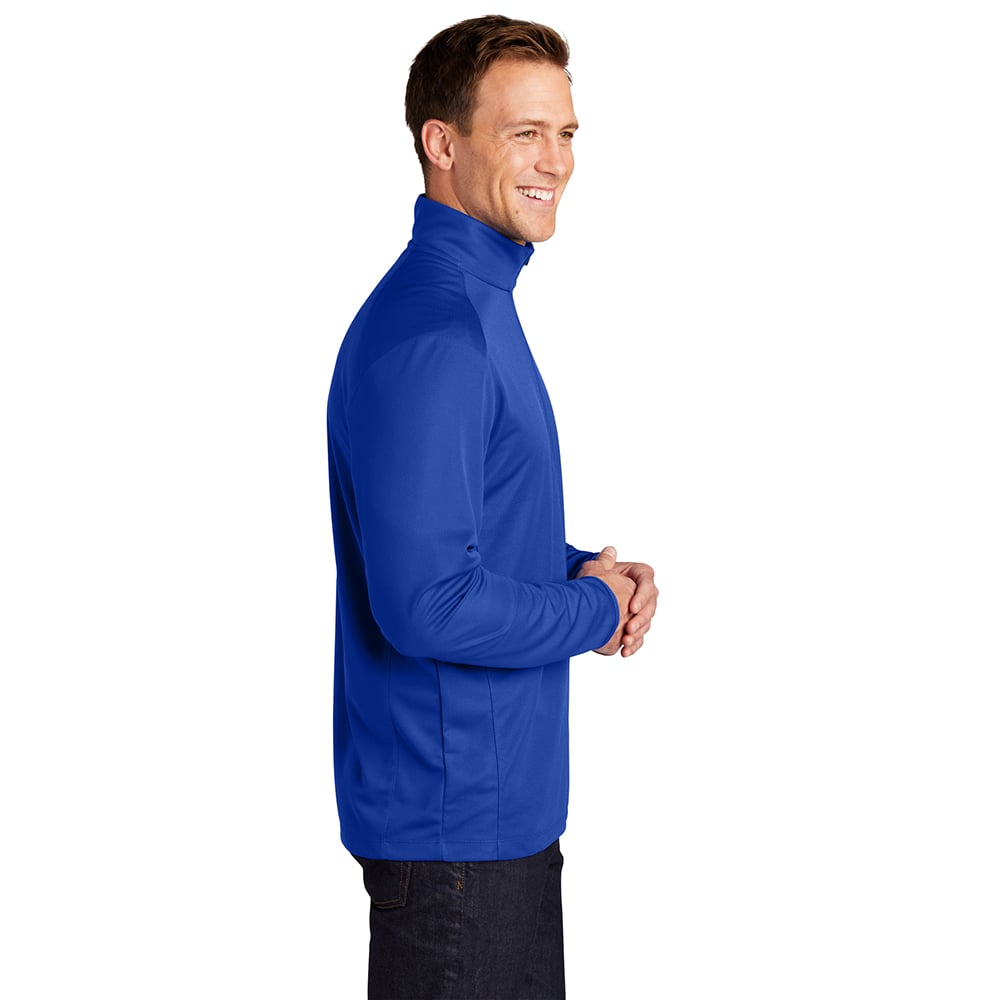 Port Authority K806 Pinpoint Mesh Performance Half Zip Sweatshirt - Gorvex.com