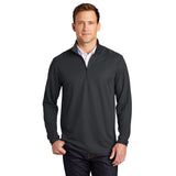 Port Authority K806 Pinpoint Mesh Performance Half Zip Sweatshirt - Gorvex.com