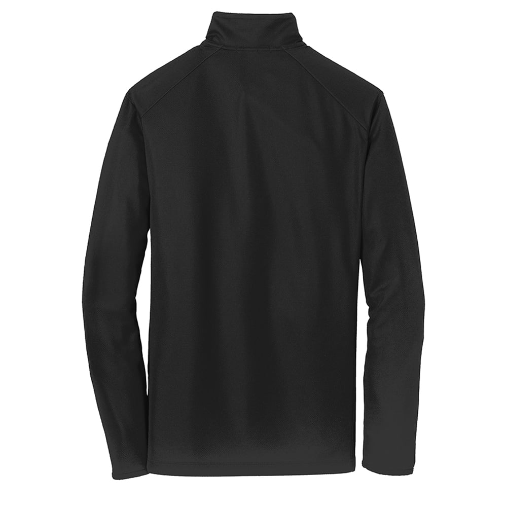 Port Authority K806 Pinpoint Mesh Performance Half Zip Sweatshirt - Gorvex.com