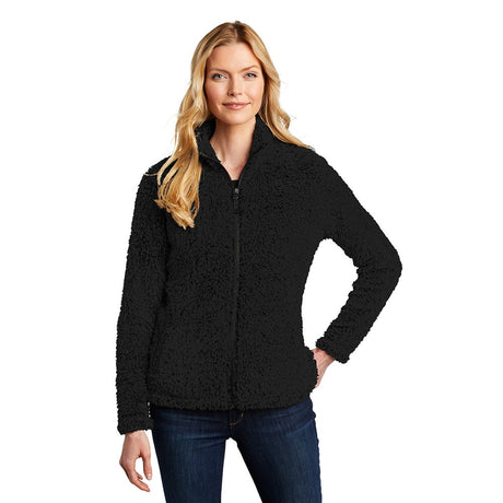 Port Authority L131 Women's Midweight Sherpa Fleece Full Zip Jacket - Gorvex.com