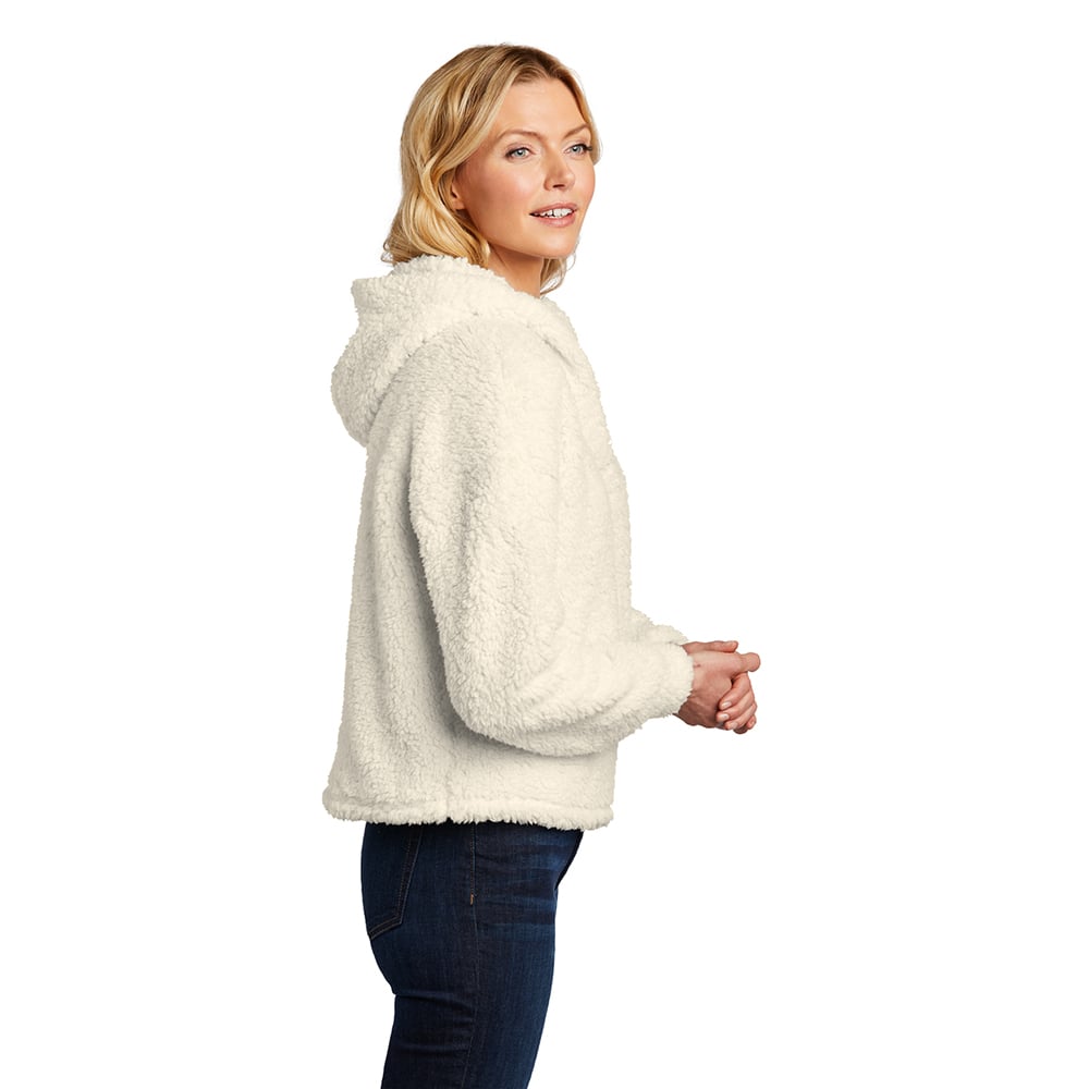 Port Authority L132 Women's Midweight Sherpa Fleece Hoodie - Gorvex.com