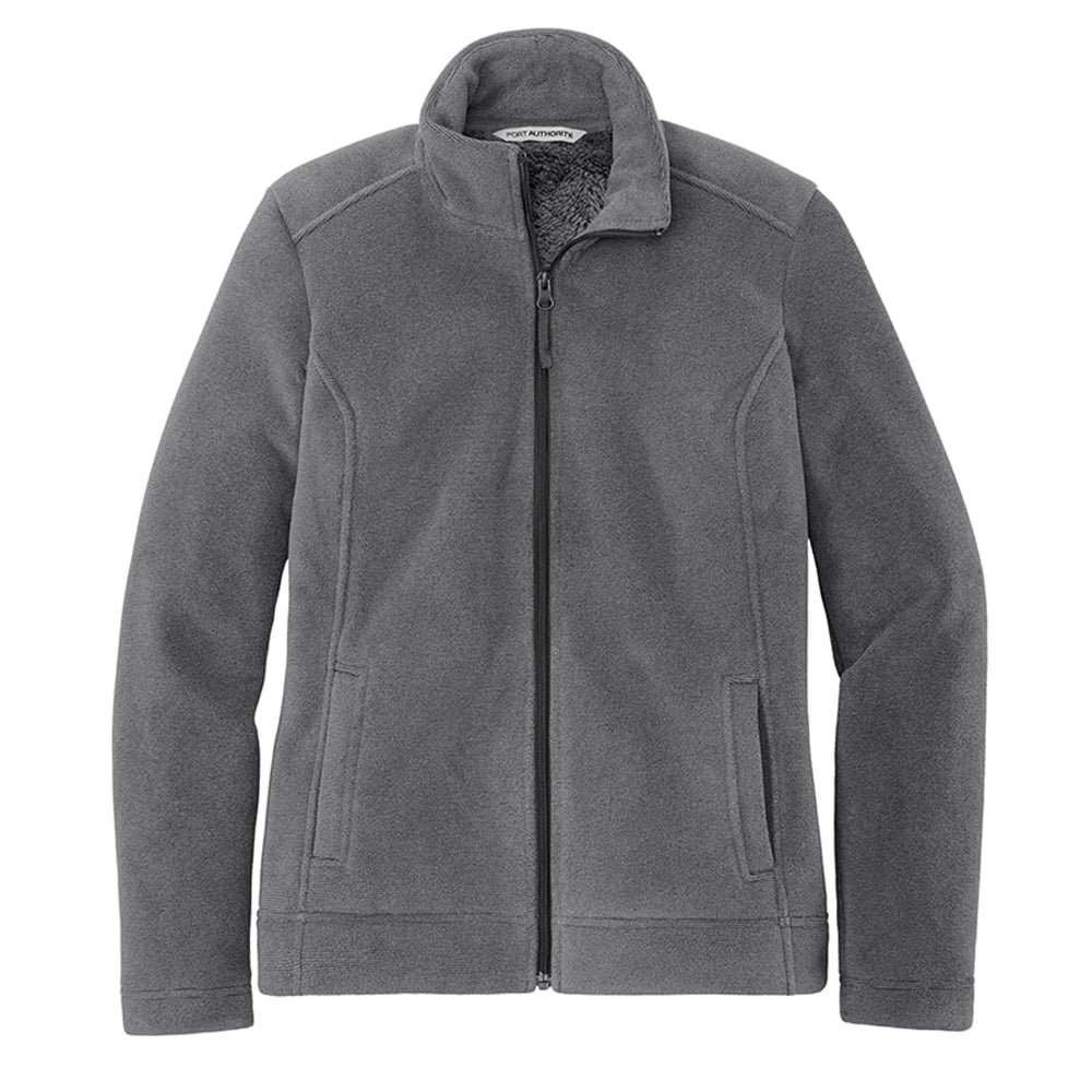 Port Authority L211 Women's Heavy Brushed Fleece Full Zip Jacket - Gorvex.com