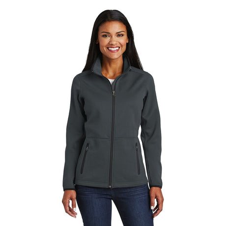 Port Authority L222 Women's Pique Fleece Full Zip Jacket with Pockets - Gorvex.com