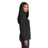 Port Authority L222 Women's Pique Fleece Full Zip Jacket with Pockets - Gorvex.com