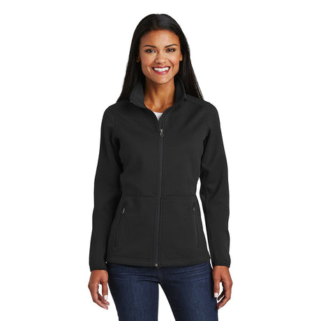 Port Authority L222 Women's Pique Fleece Full Zip Jacket with Pockets - Gorvex.com